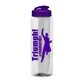 the guzzler - 32 oz transparent bottle with usa flip lid