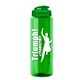 the guzzler - 32 oz transparent bottle with usa flip lid