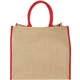 The Large Jute Tote with Velcro Closure