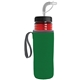 The Lifeguard - 24 oz PETE Bottle With A Straw Lid And Caddy