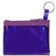 The RAINBOW Translucent / Crystal Clear Zip Pouch with Key Ring