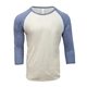Threadfast Apparel Unisex Triblend Three - Quarter Sleeve Raglan