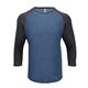 Threadfast Apparel Unisex Triblend Three - Quarter Sleeve Raglan