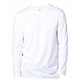 Threadfast Apparel Unisex Ultimate Long - Sleeve T - Shirt - WHITE