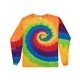 Tie - Dye 5.4 oz, 100 Cotton Long - Sleeve Tie - Dyed T - Shirt - ALL