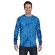 Tie - Dye 5.4 oz, 100 Cotton Long - Sleeve Tie - Dyed T - Shirt - ALL