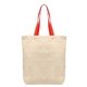 Tonga - 5 oz Natural Cotton Tote w / Color Straps