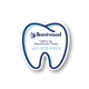 Tooth shape sticker