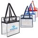 Transparent Promo Stadium Zippered Tote