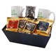 tray w / mugs and choc almonds