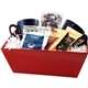 tray with mugs and tootsie rolls