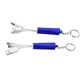 Trey 3- in -1 Light - Up Charging Cable with Keychain