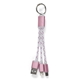 Trio Metallic Cross Ribbon Cables