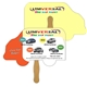 Truck Hand Fan Full Color (2 Sides) - Paper Products