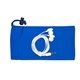 TUNEBOOM Mobile Tech Earbud Kit in Microfiber Cinch Pack Components inserted into Microfiber Kit