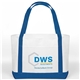 Two - Tone Canvas Beach Tote