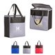 Two - Tone Flat Top Insulated Nonwoven Grocery Tote
