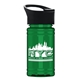 UpCycle - Mini 16 oz rPET Sports Bottle With Pop - Up Sip Lid