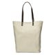 Urban Cotton Tote With Leather Handles