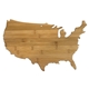 USA - Shaped Bamboo Cutting Board