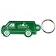 2-3/4 W x 1-1/4 H Plastic Van Shaped Key Fob