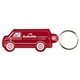 2-3/4 W x 1-1/4 H Plastic Van Shaped Key Fob