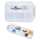 Versatile 10- Compartment Travel Pillbox