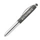 Vivano Softy Metallic Pen w / LED Light and Stylus - Laser