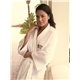waffle weave robe, slippers card gift set