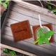 Watson Square PU Leather Coaster Single
