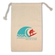 Weedy 100 Natural Cotton Drawstring Bag 10x16