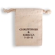 Weedy 100 Natural Cotton Drawstring Bag -3x4