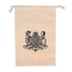 Weedy 100 Natural Cotton Drawstring Bag -8x12