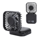 whirlwind mini folding rechargeable fan with lanyard
