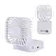 whirlwind mini folding rechargeable fan with lanyard