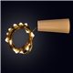 white cork string light set