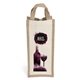 Winona(TM) Cotton Jute Tote 6W X 5 X 14H - 4- Color Heat Transfer