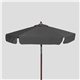 Wood Printed Steel Beach Umbrella