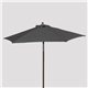 Wood Printed Steel Beach Umbrella