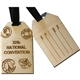 Wood Luggage Tags 4 W x 4 H