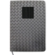 Woven Notebook With Metal Accent