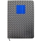 Woven Notebook With Metal Accent