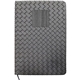 Woven Notebook With Metal Accent
