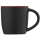 Zanzibar - 12 oz Matte Black Ceramic Mug with ColorPop