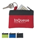 PVC And 600D Polyester Zippered Coin Pouch