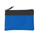PVC And 600D Polyester Zippered Coin Pouch