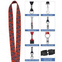 1 rPET Fine - Print Lanyard