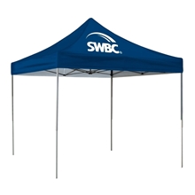 10- ft. Square Event Tent Full - Color Dye Sublimation (1 Location)