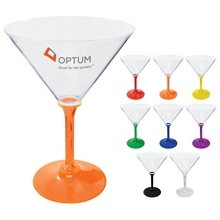 10 oz Standard Stem Plastic Martini Glass