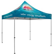 aerial view a white 10 premium tent kit (full - bleed dye sublimation), image 1 of 8
